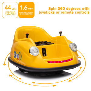 12V Electric Ride-On Bumper Car for Kids with 2 Speeds and 360° Rotation Trend Times 11