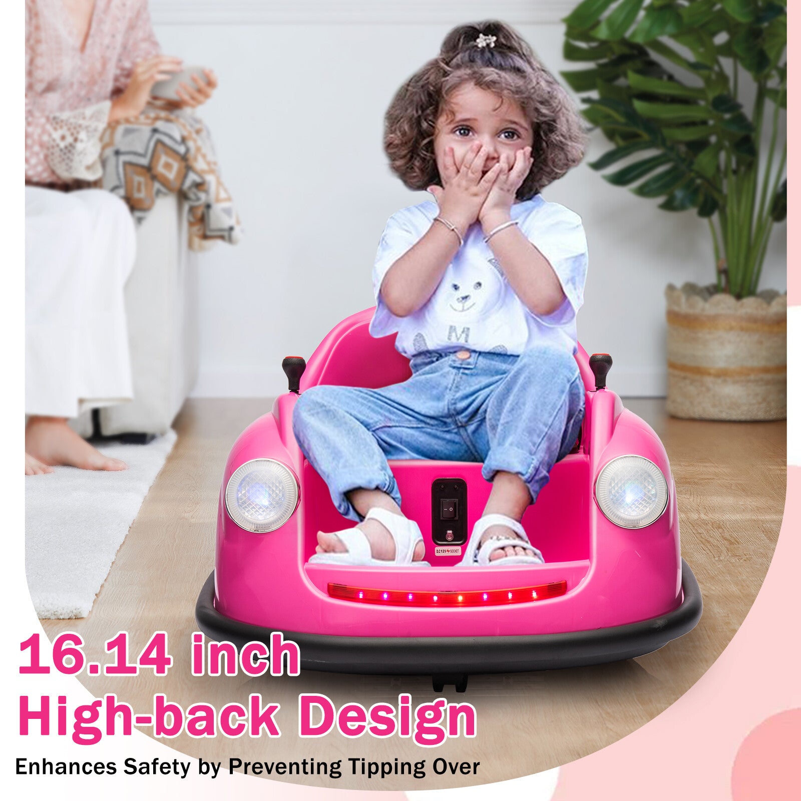 12V Electric Ride-On Bumper Car for Kids with 2 Speeds and 360° Rotation Trend Times 20