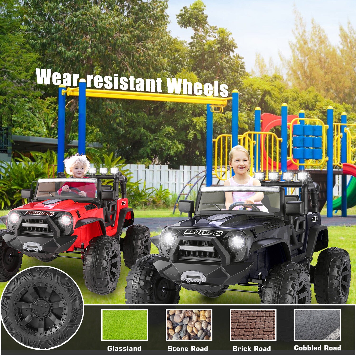 12V/24V Battery-Powered Kids Ride-On Electric Car with Parent Remote Control Trend Times 10