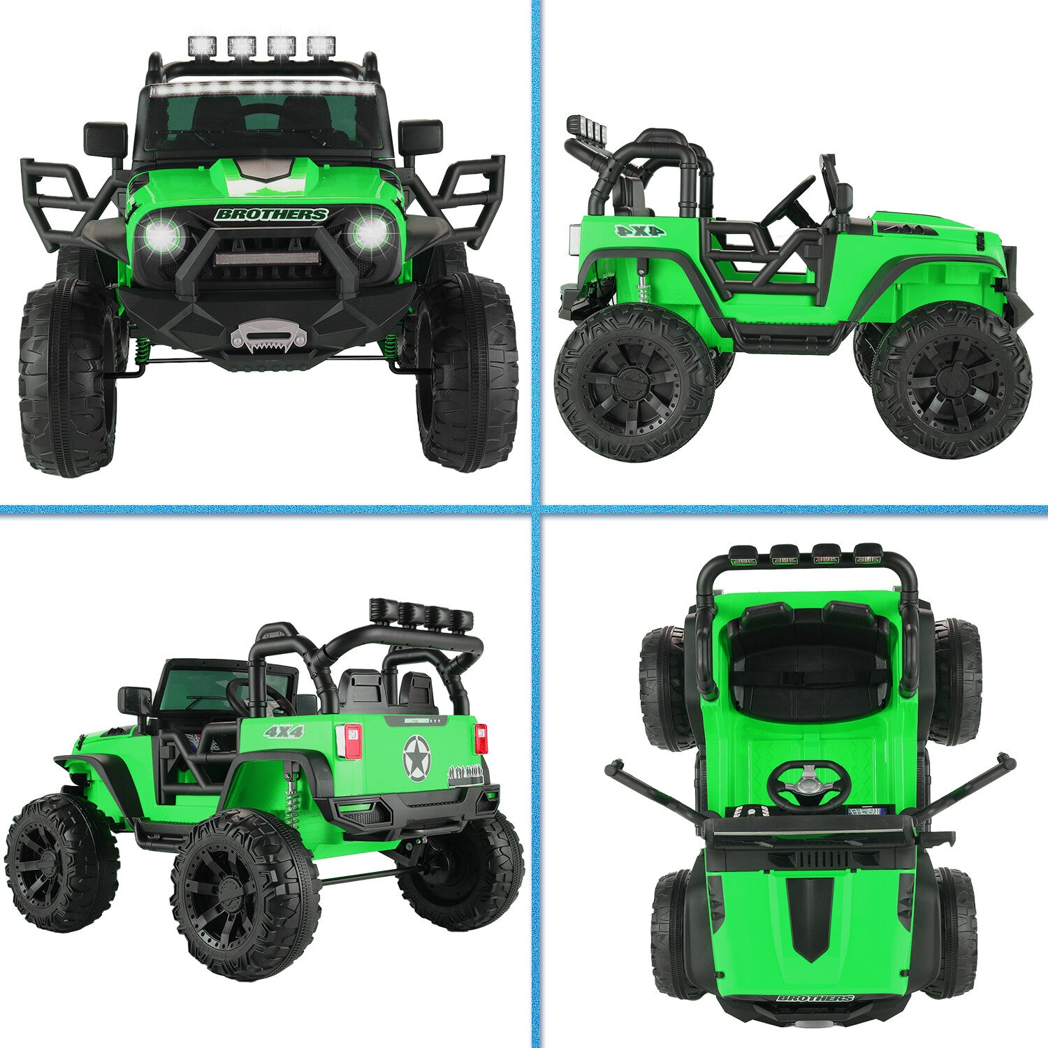 12V/24V Battery-Powered Kids Ride-On Electric Car with Parent Remote Control Trend Times 7