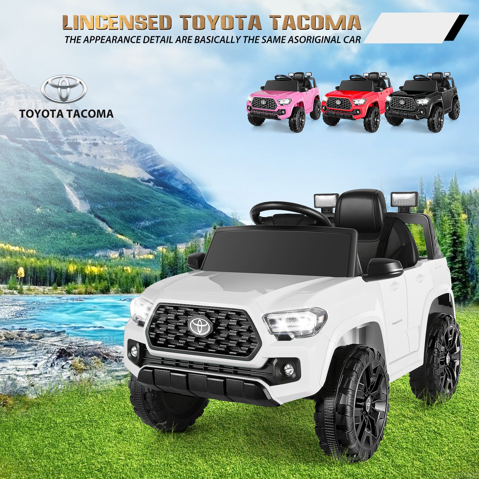 12V/24V Battery-Powered Kids Ride-On Electric Car with Parent Remote Control Trend Times 8