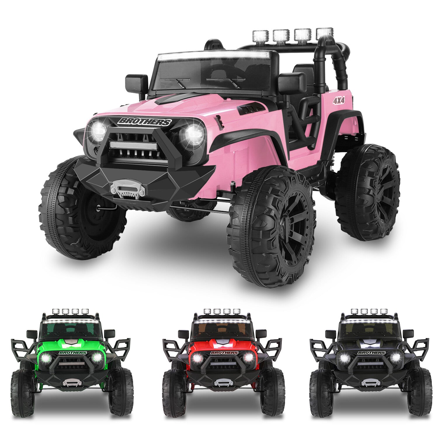 12V/24V Electric Ride-On Truck for Kids with Remote Control and 2 Seats Trend Times 11