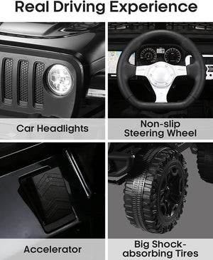 12V 24V Electric Kids Ride-On 4-Wheeler ATV Jeep Truck Toy Car with MP3 for Toddlers Trend Times 12