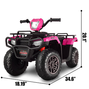 12V/24V Electric Ride-On Four Wheeler Toy Car Jeep Truck ATV for Kids Trend Times 20
