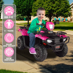 12V/24V Electric Ride-On Four Wheeler Toy Car Jeep Truck ATV for Kids Trend Times 26