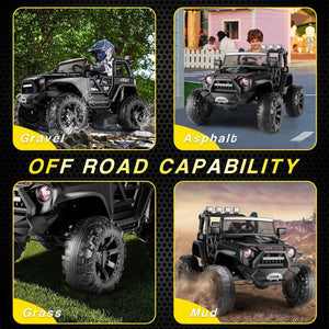 12V/24V Electric Ride-On Power Wheel ATV Truck Car for Kids Ages 3-8 Trend Times 10