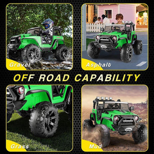 12V-24V Electric Ride-On Power Wheel ATV Truck Car for Kids Ages 3-8 Trend Times 2