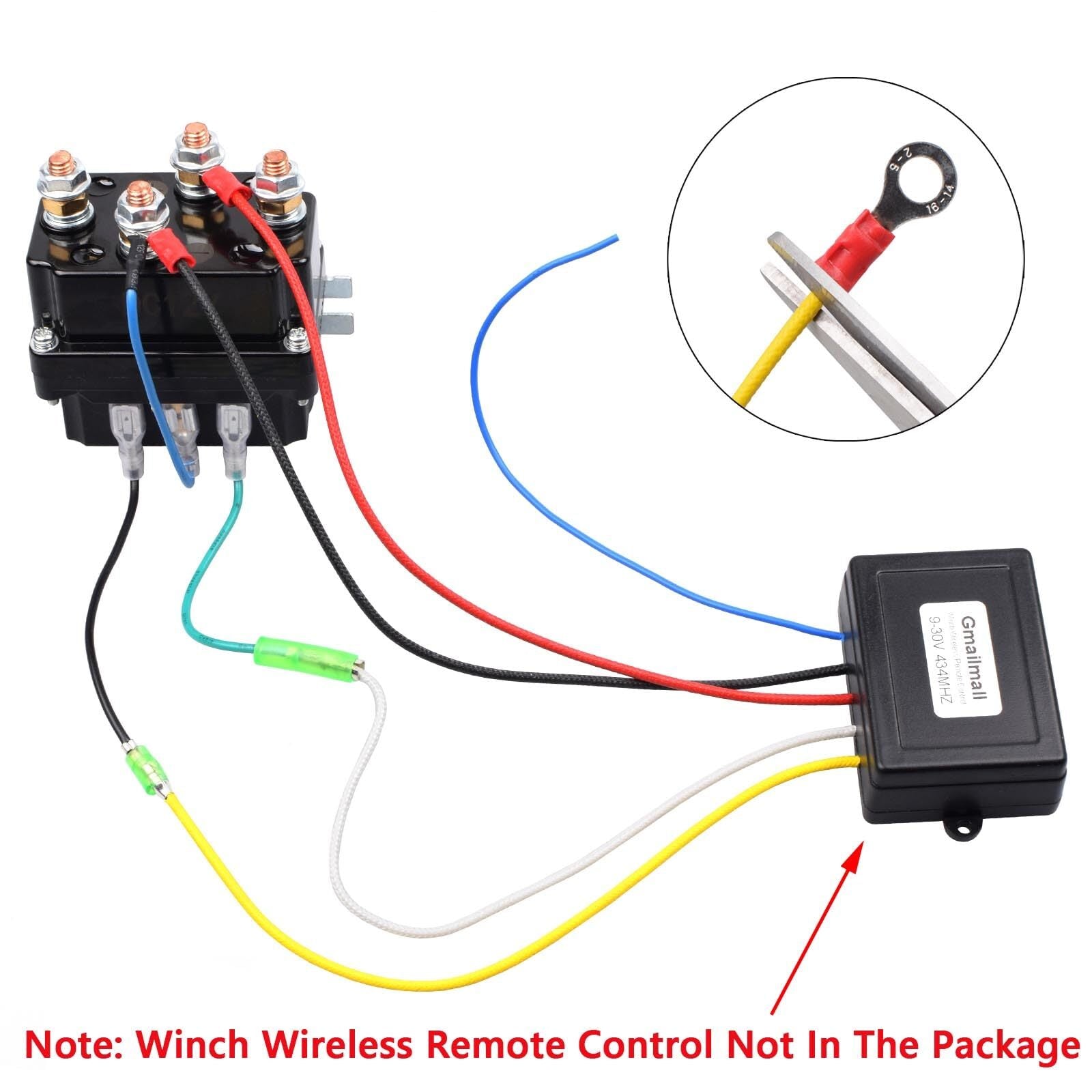 12V 250A Winch Solenoid Relay Contactor for ATV UTV Boat 5000-7000lbs Winch Trend Times 5