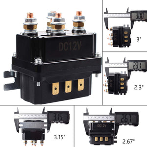 12V 250A Winch Solenoid Relay Contactor for ATV UTV Boat 5000-7000lbs Winch Trend Times 6