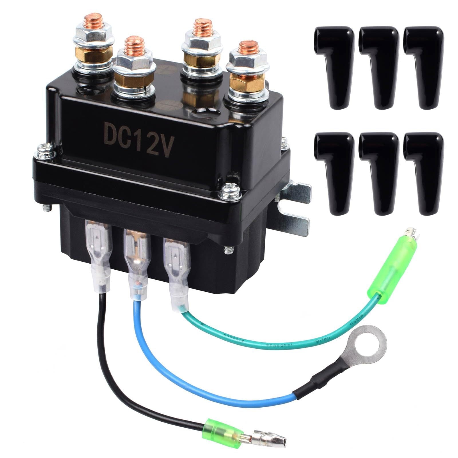 12V 250A Winch Solenoid Relay Contactor for ATV UTV Boat 5000-7000lbs Winch Trend Times Variant 0