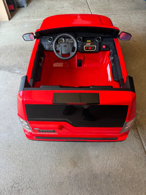 12V 3.7 MPH 2-Seater Licensed Land Rover Toy Car with Parent Remote Control Red Trend Times 2