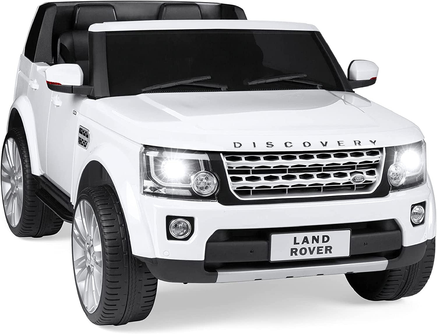 12V 3.7 MPH 2-Seater Licensed Land Rover Ride-On Car Toy with Parent Remote Control Trend Times 0