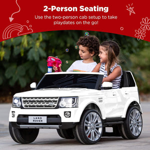 12V 3.7 MPH 2-Seater Licensed Land Rover Ride-On Car Toy with Parent Remote Control Trend Times 1