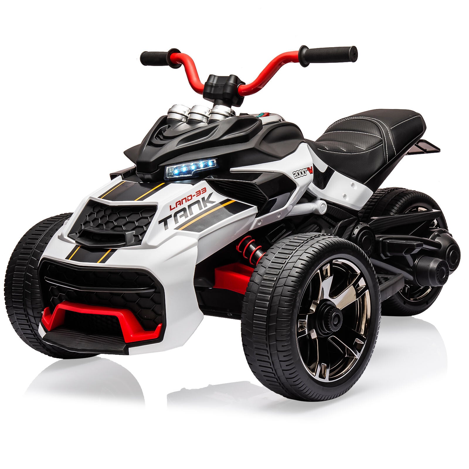 12V 3-Wheeler Ride-On Electric ATV Motorcycle Battery-Powered Vehicle Trend Times 15