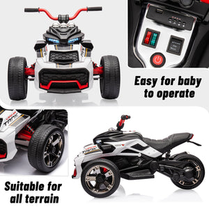 12V 3-Wheeler Ride-On Electric ATV Motorcycle Battery-Powered Vehicle Trend Times 16