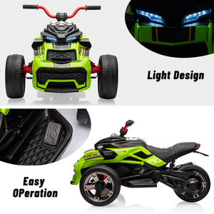 12V 3-Wheeler Ride-On Electric ATV Motorcycle Battery-Powered Vehicle Trend Times 23