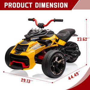 12V 3-Wheeler Ride-On Electric ATV Motorcycle Battery-Powered Vehicle Trend Times 5