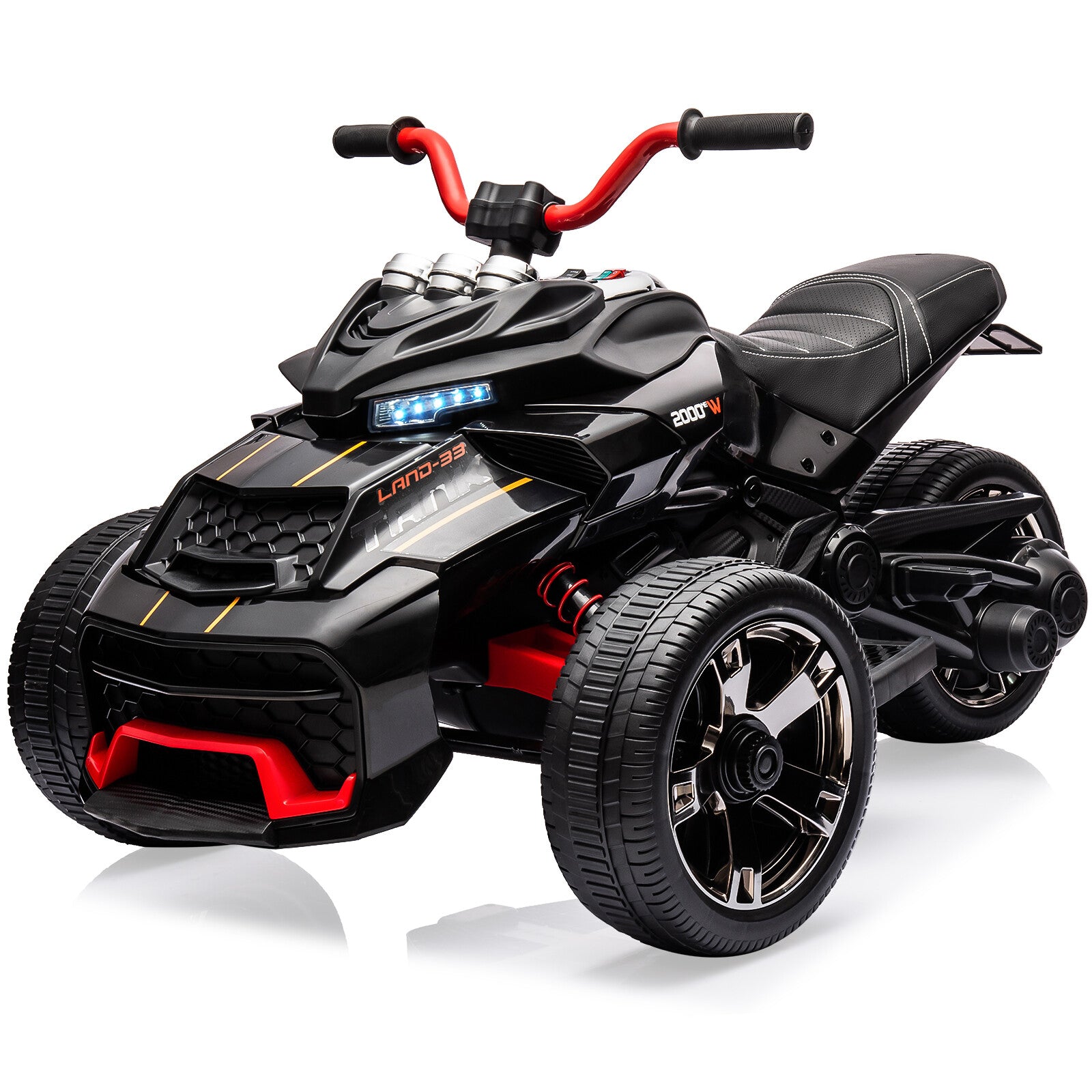 12V 3-Wheeler Ride-On Electric ATV Motorcycle Battery-Powered Vehicle Trend Times 8
