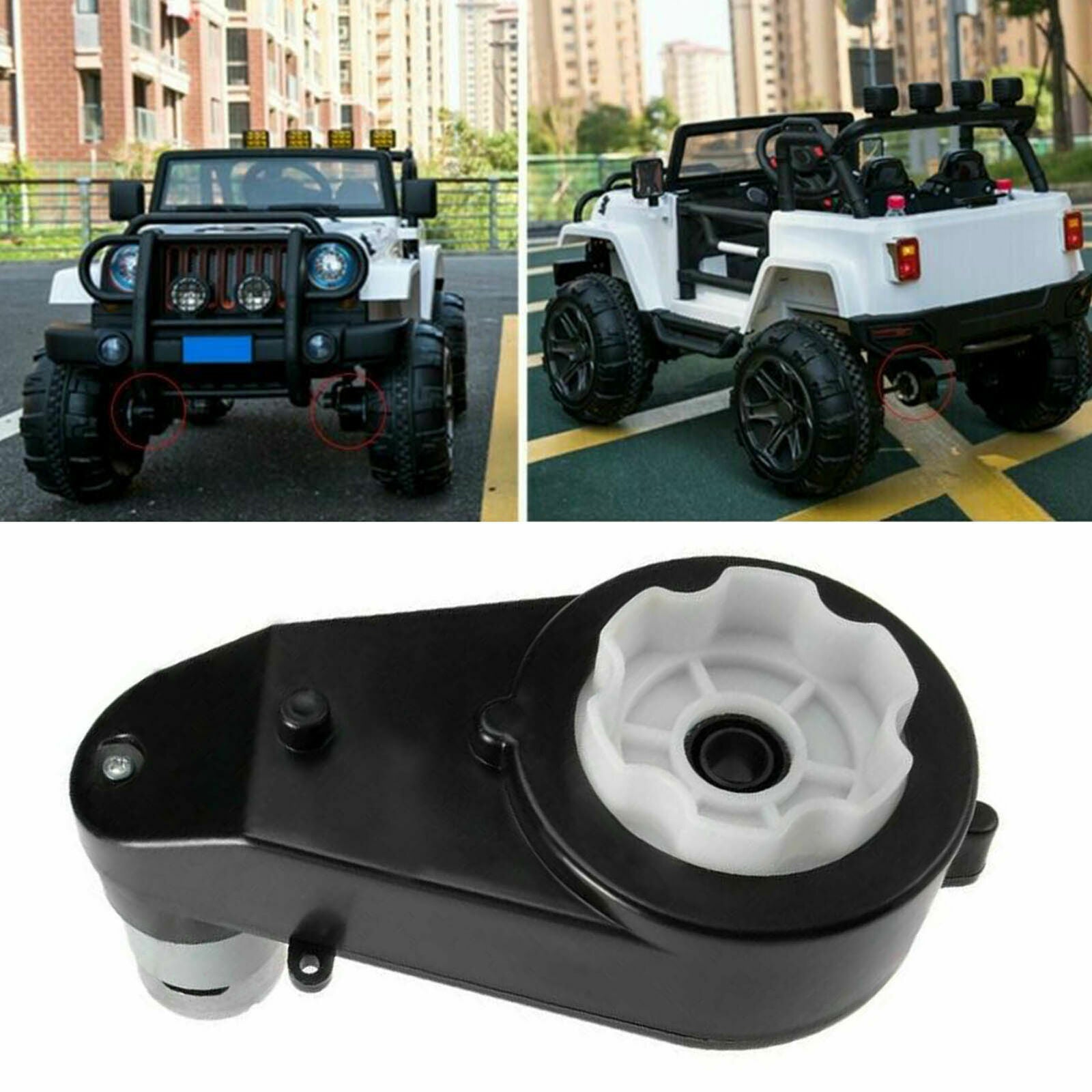 12V 30000RPM Electric Motor with Gearbox for Kids' Powered Ride-On Wheels Trend Times 10