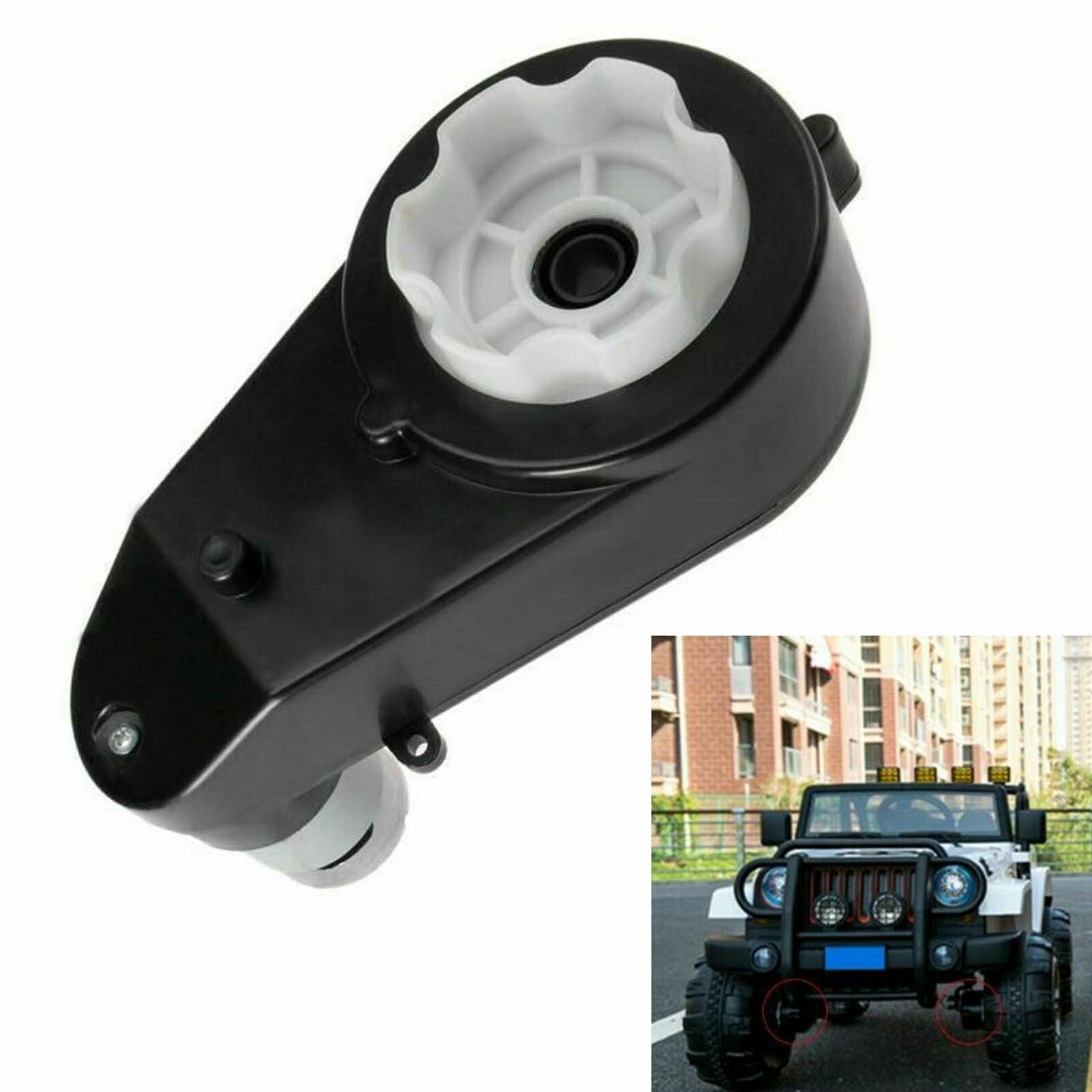12V 30000RPM Electric Motor with Gearbox for Kids' Powered Ride-On Wheels Trend Times 11