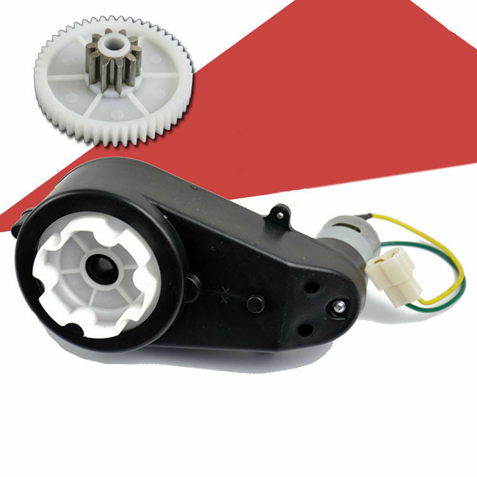 12V 30000RPM Electric Motor with Gearbox for Kids' Powered Ride-On Wheels Trend Times 4