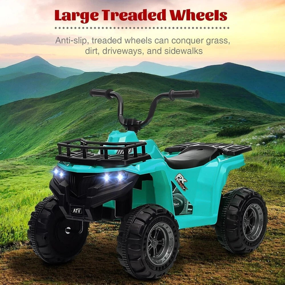 12V 4.5AH Rechargeable Battery-Powered Kids ATV 4-Wheeler for Ages 3+ ASTM Certified Trend Times 6