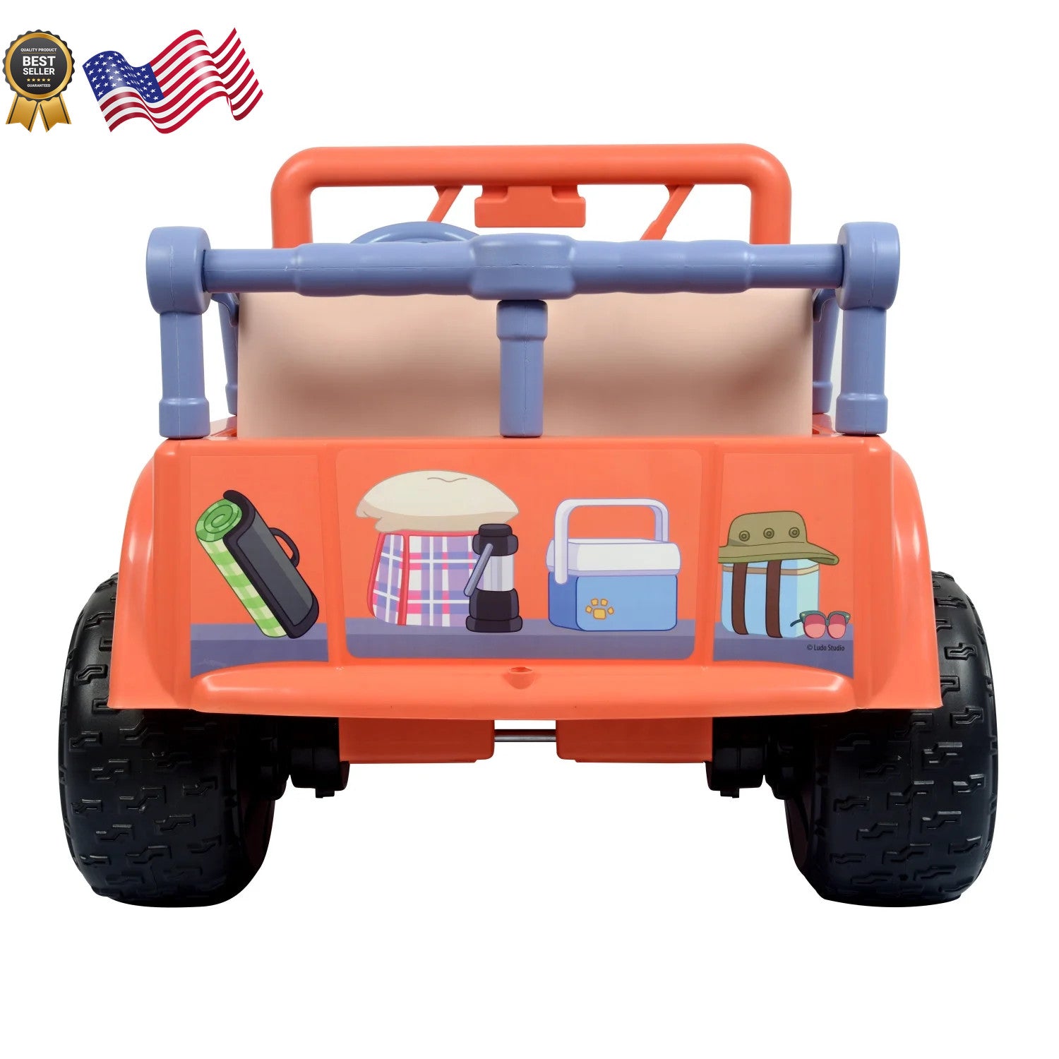 12V Battery-Powered 4-Wheeler Ride-On Car for Kids with Sound Effects Ages 3+ Trend Times 10