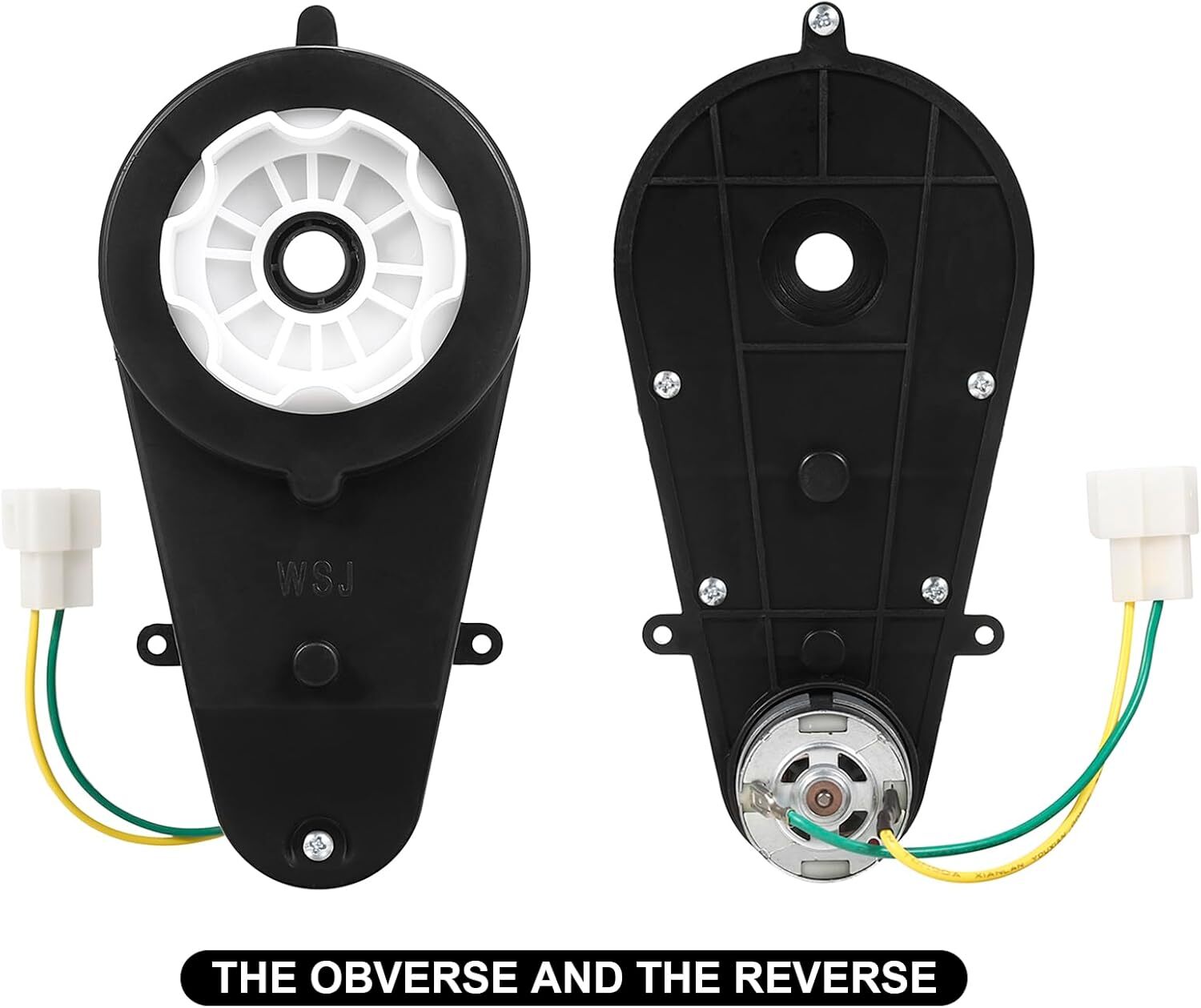 12V 40000RPM Electric Motor and Gearbox for Kids Ride-On Car 2-Pack Trend Times 1