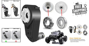 12V 550 High-Speed 40000RPM Motor Gearbox Upgrade for Kids' Power Wheels Trend Times 1