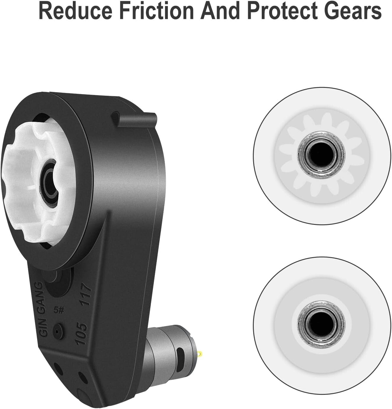 12V 550 High-Speed 40000RPM Motor Gearbox Upgrade for Kids' Power Wheels Trend Times 9
