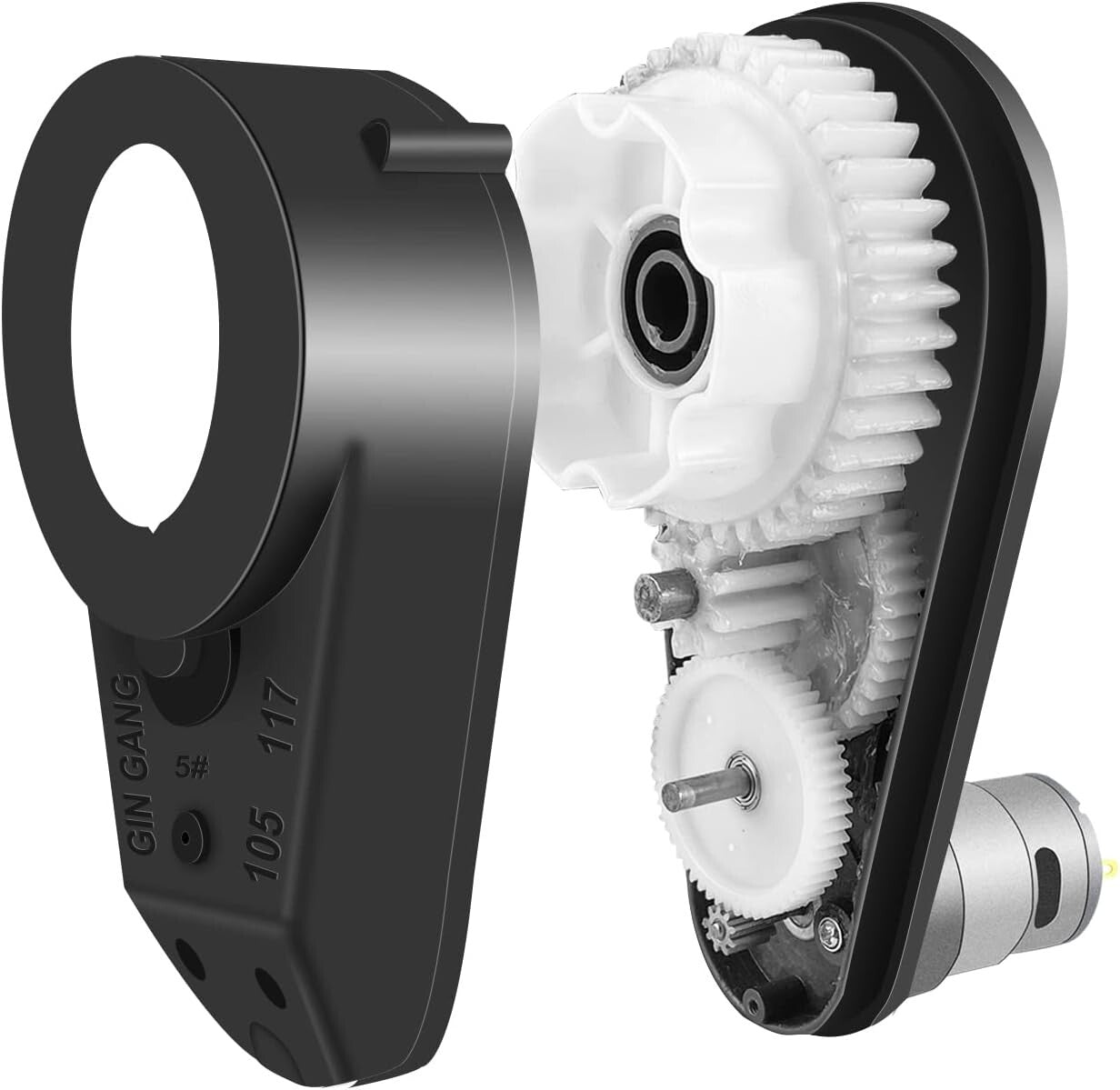 12V 550 High Speed 40000RPM Steel Gear Motor with Gearbox for Power Wheels Trend Times 1