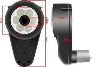 12V 550 High Speed 40000RPM Steel Gear Motor with Gearbox for Power Wheels Trend Times 3