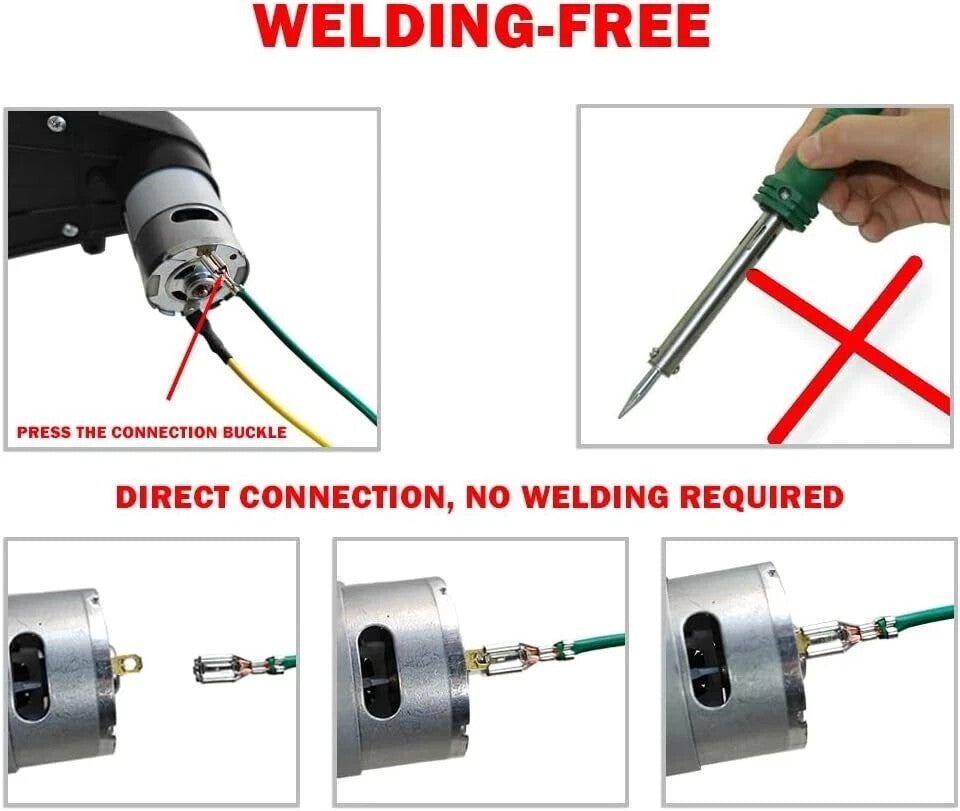 12V 550 High Speed 40000RPM Steel Gear Motor with Gearbox for Power Wheels Trend Times 6