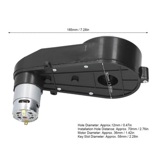 12V 550 Motor Gearbox for Kids Car Toy Parts 12000 RPM Trend Times 1