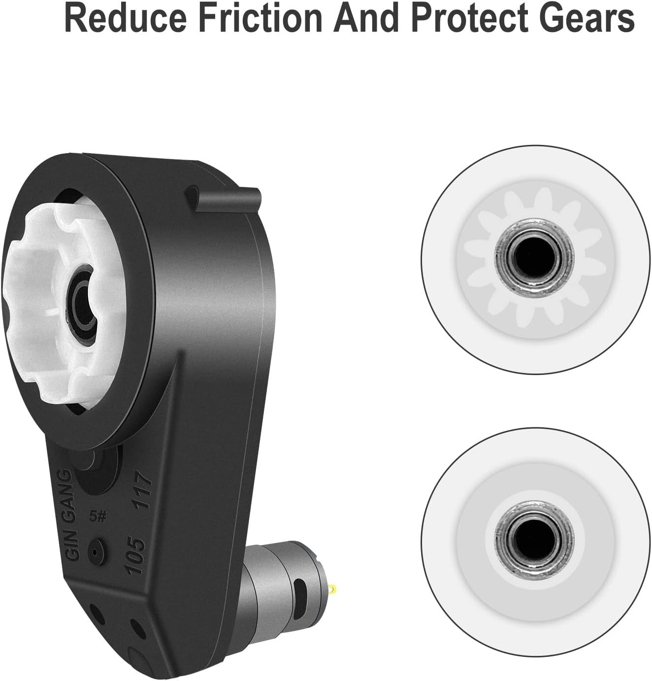 12V 550 Motor Gearbox with Cooling Fan for Improved Kids' Ride-On Vehicle Performance Trend Times 9