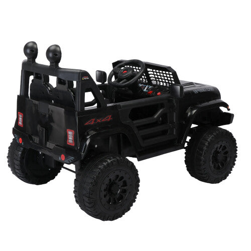 12V 7A Kids Electric Ride-On Car with Power Wheels, LED Lights, and 2.4G Remote Control Trend Times 7