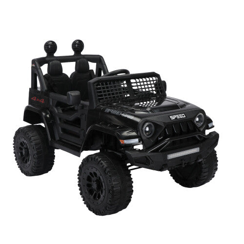 12V 7A Kids Electric Ride-On Car with Power Wheels, Lights, and 2.4G Remote Control Trend Times 11