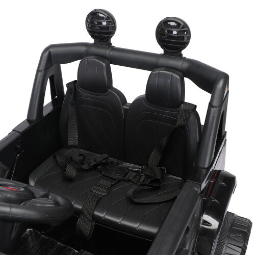 12V 7A Kids Electric Ride-On Car with Power Wheels, Lights, and 2.4G Remote Control Trend Times 19