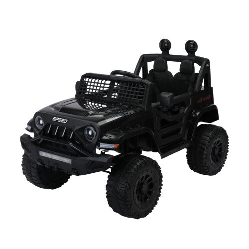 12V 7A Kids Electric Ride-On Truck with Power Wheels, LED Lights, and 2.4G Remote Control Trend Times 10
