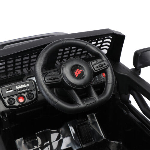 12V 7A Kids Electric Ride-On Truck with Power Wheels, LED Lights, and 2.4G Remote Control Trend Times 12