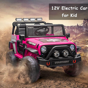 12V 7Ah 2-Seater Electric Ride-On Truck Car for Kids with Parent Remote Control Trend Times 1