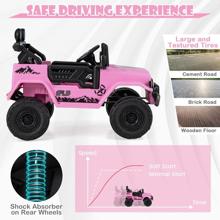 12V 7Ah Battery Licensed Toyota FJ Cruiser Electric Kids Remote Control Car Toy Trend Times 4