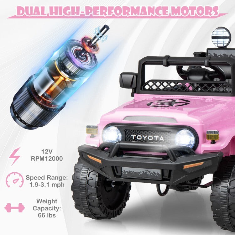 12V 7Ah Battery Licensed Toyota FJ Cruiser Electric Kids Remote Control Car Toy Trend Times 7
