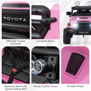 12V 7Ah Battery Licensed Toyota FJ Cruiser Electric Kids Remote Control Car Toy Trend Times 9