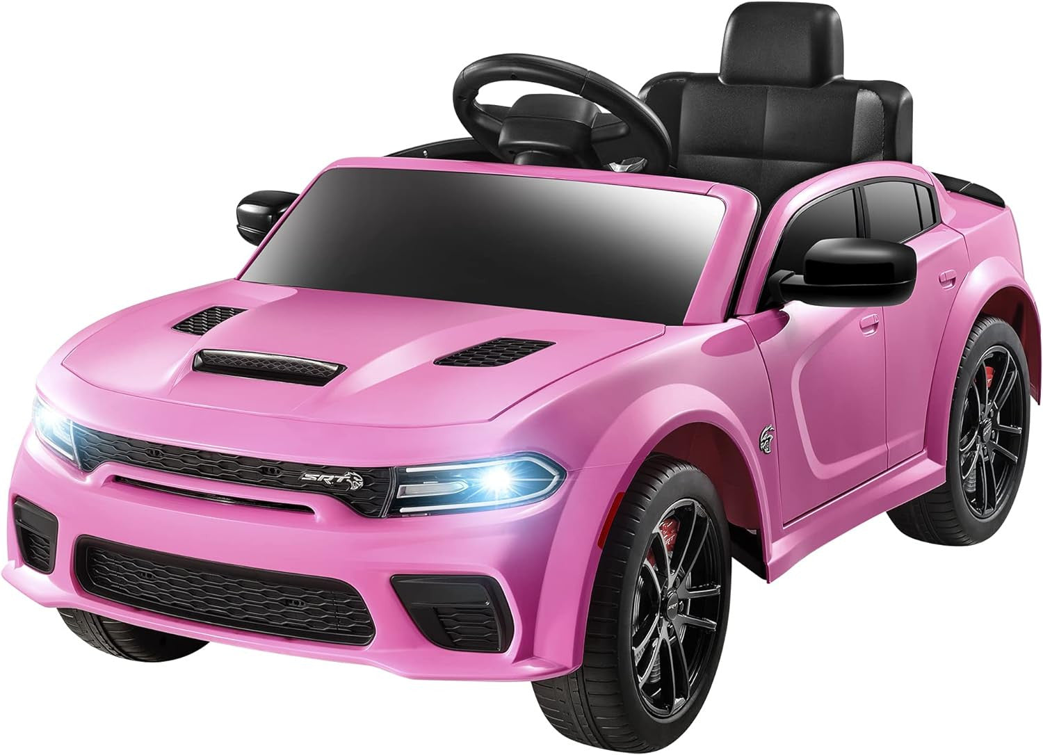 12V 7Ah Kids Electric Ride-On Car Licensed Dodge Charger SRT Hellcat with Battery Trend Times 1