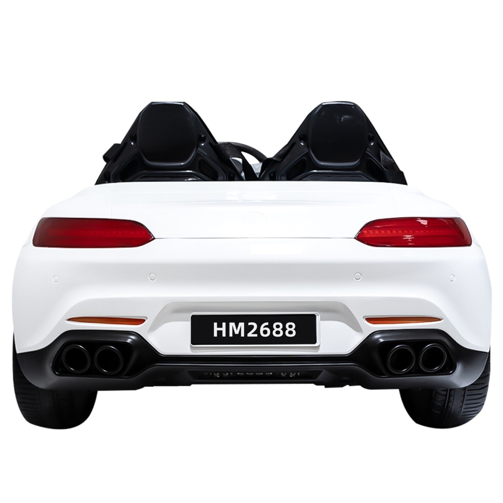 12V 7AH Ride-On 2-Seater Power Wheels Car with Remote, Bluetooth, LED Lights, and MP3 Player Trend Times 10