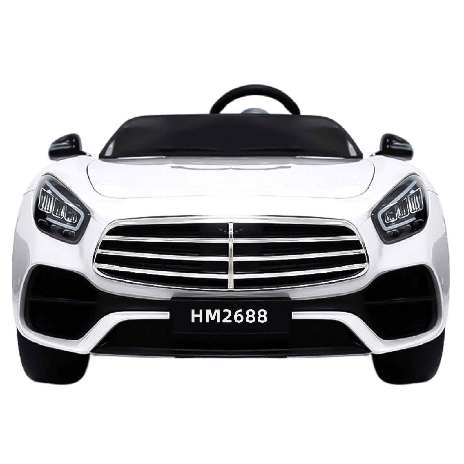 12V 7AH Ride-On 2-Seater Power Wheels Car with Remote, Bluetooth, LED Lights, and MP3 Player Trend Times 9
