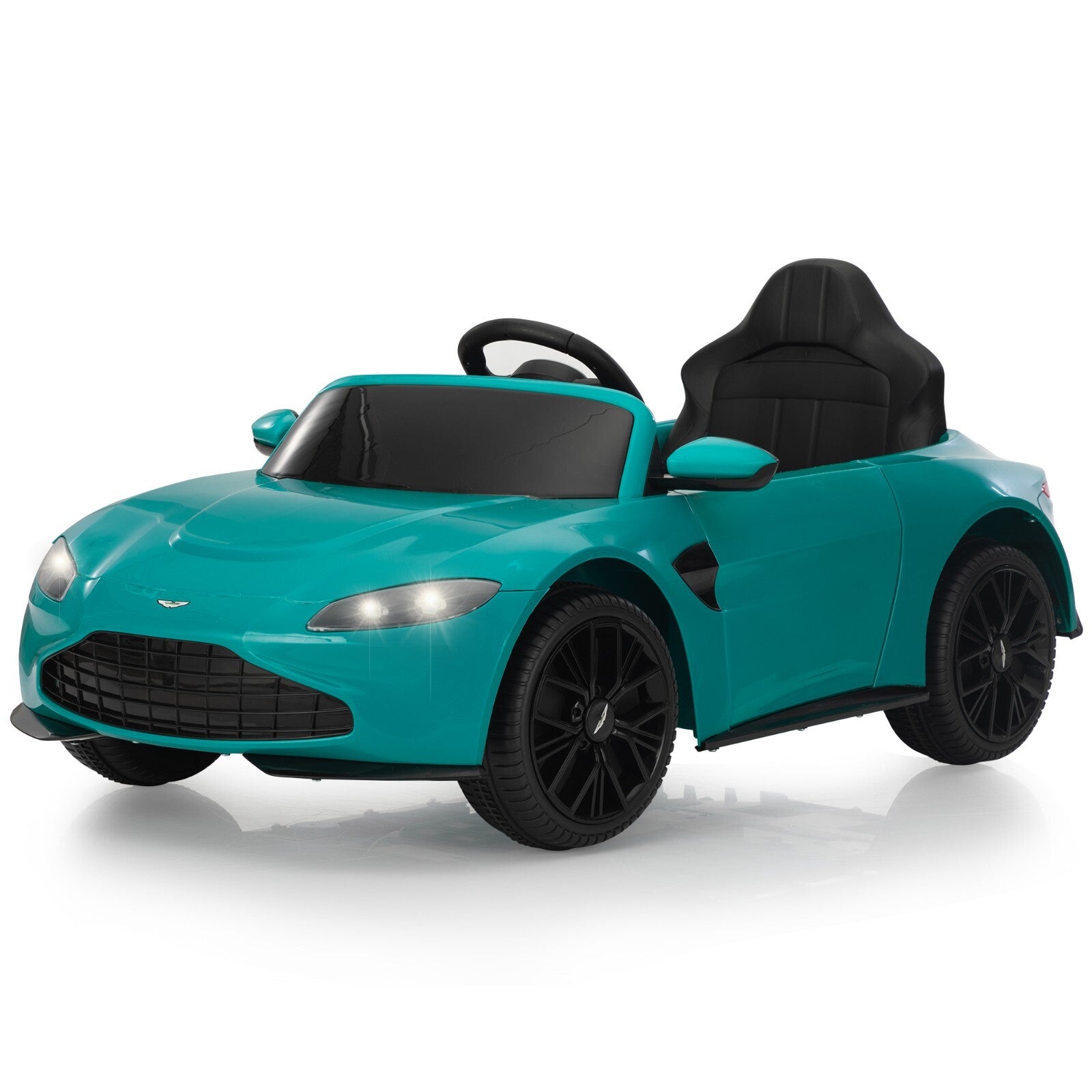 12V Licensed Aston Martin Electric Ride-On Car for Kids 3+ with Remote Control Trend Times 1