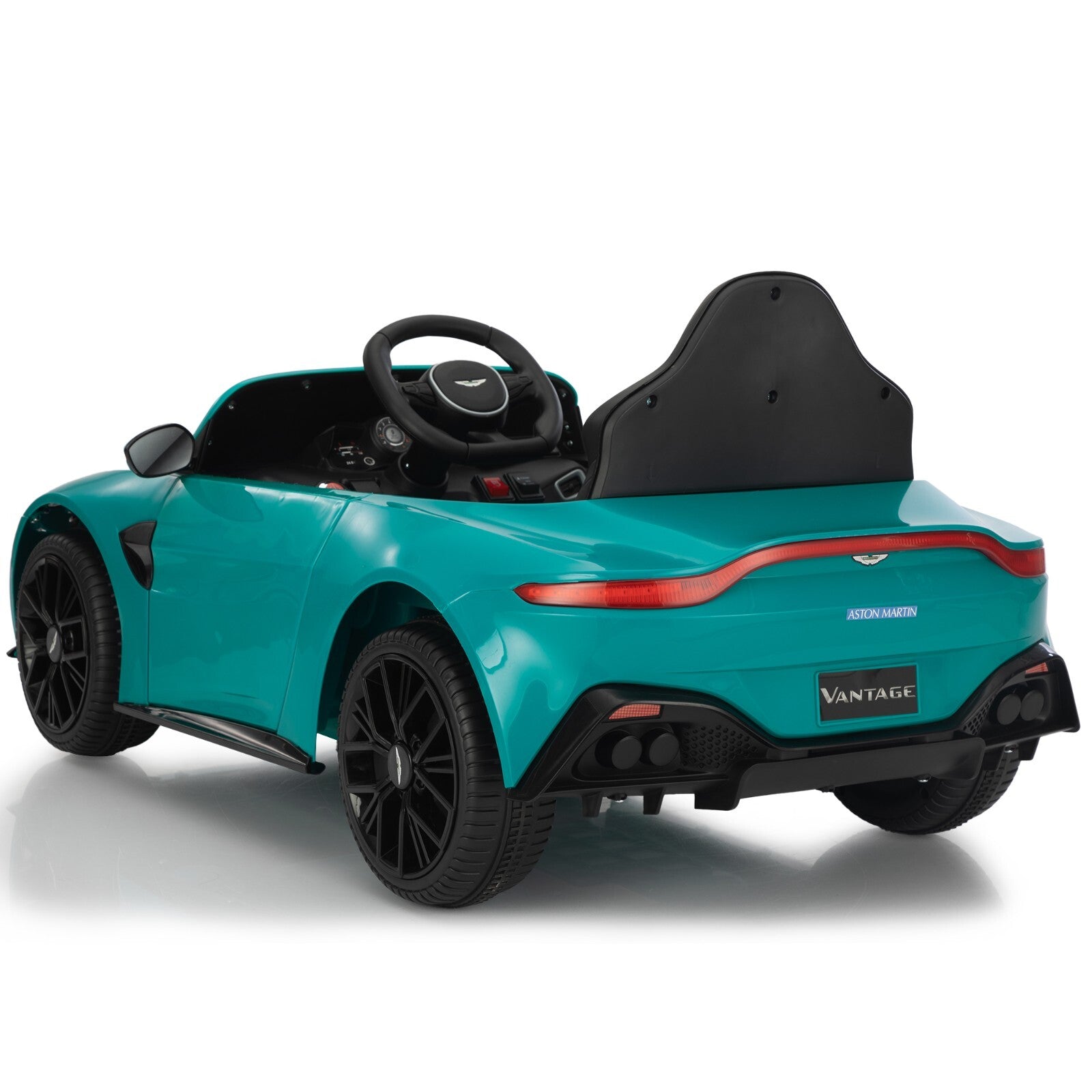 12V Licensed Aston Martin Electric Ride-On Car for Kids 3+ with Remote Control Trend Times 14