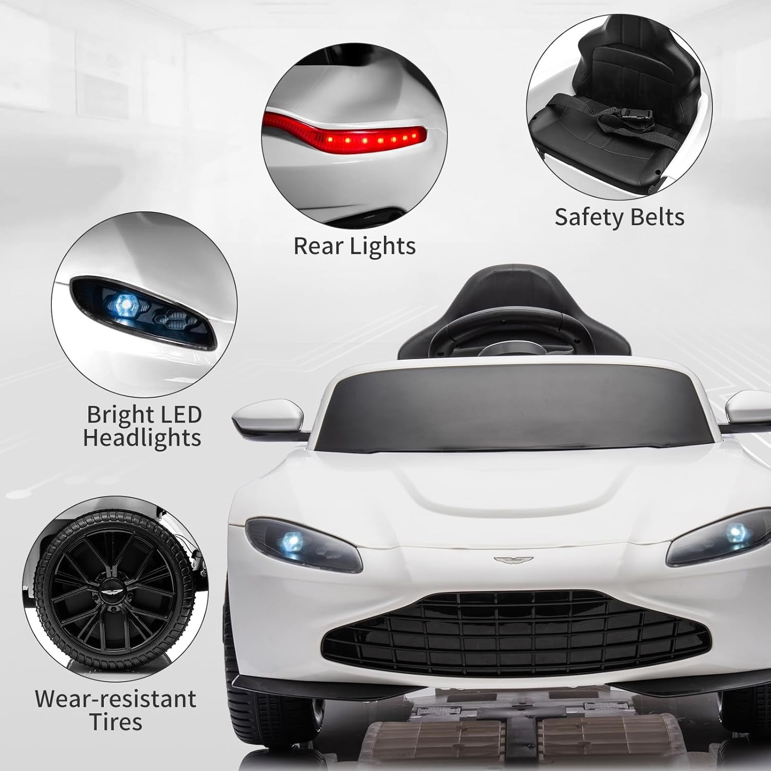 12V Ride-On Car for Kids with Remote Control and LED Lights Trend Times Variant 0